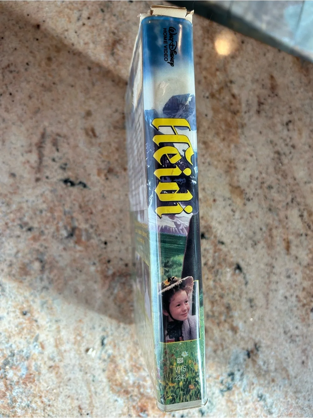 Walt Disney Home Video Presents “HEIDI” VHS Released in 1994. Clamshell Case.